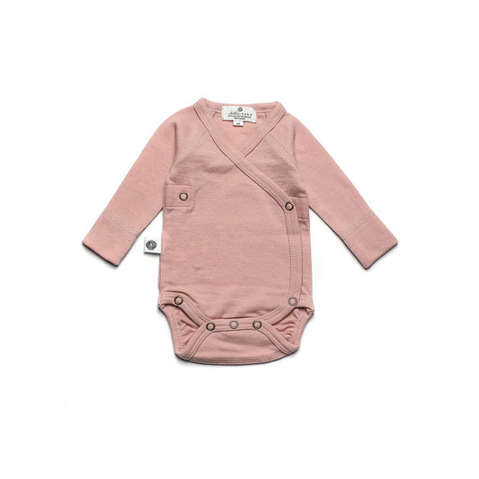 Overslagromper merinowol - Misty Rose