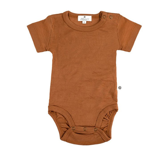 Romper korte mouwen merinowol - Argan Oil