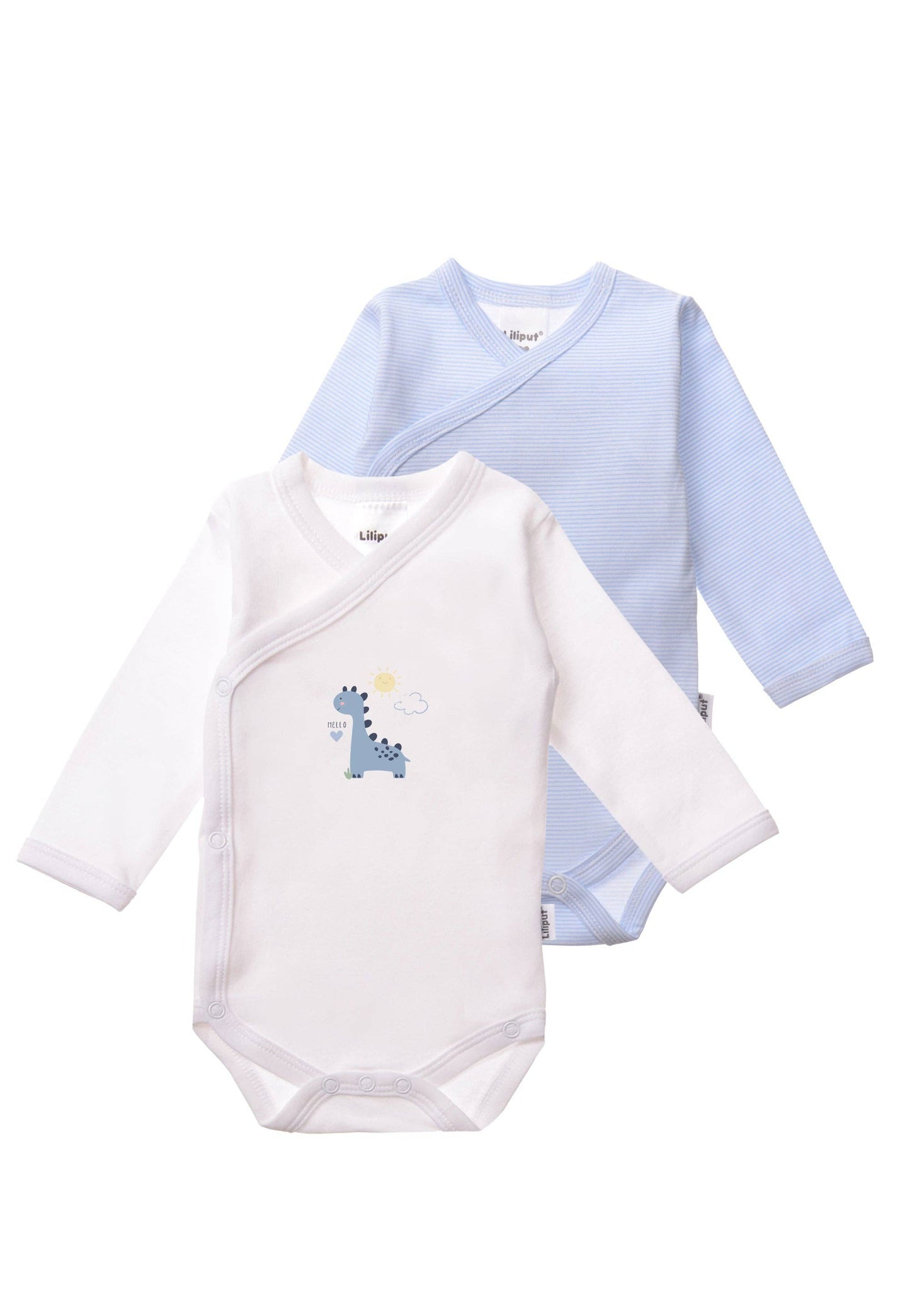 2-pack overslag rompers