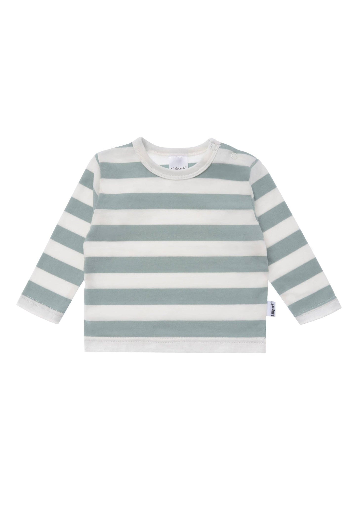 Langarmshirt riet-ecru blokstrepen