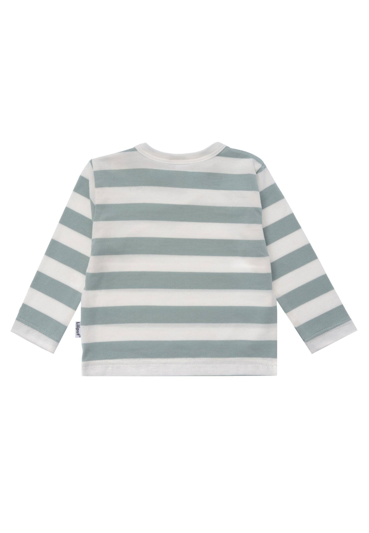 Langarmshirt riet-ecru blokstrepen